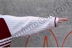 Arm Woman White Casual Pullower Chubby